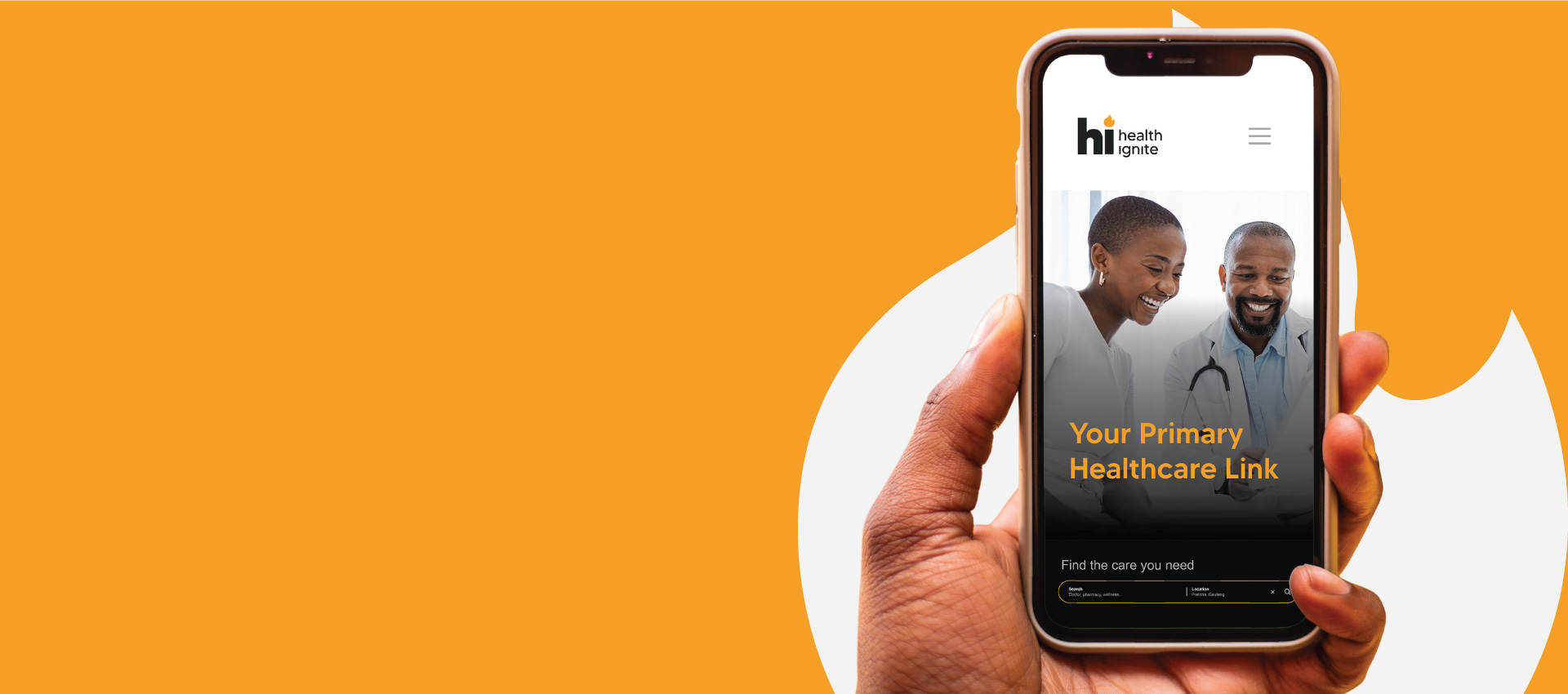 Health Ignite app on a phone